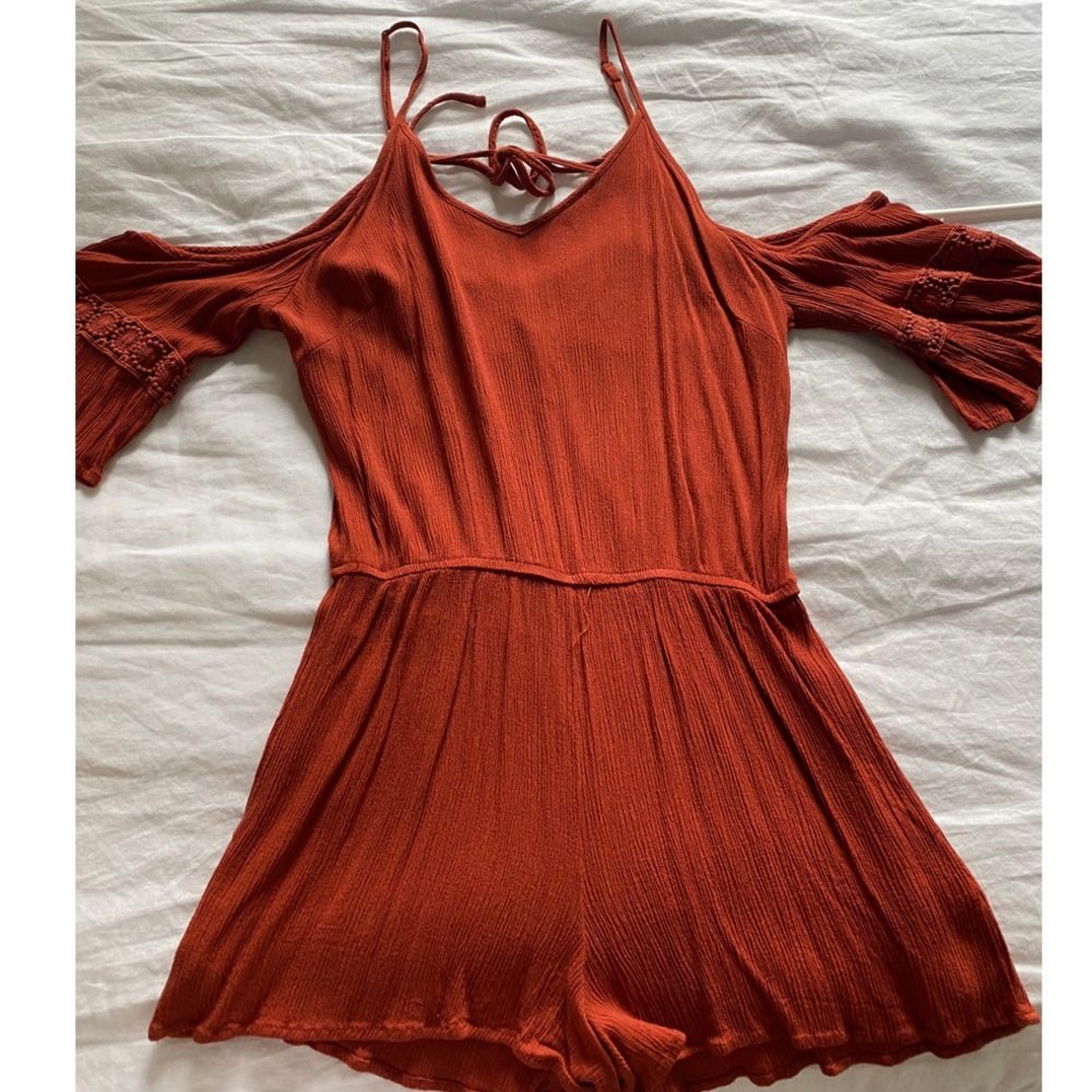 Burnt Orange Romper
